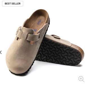 NWT Birkenstock Boston Oiled Leather Tobacco Brown